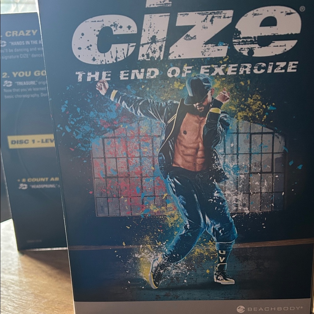 Beachbody CIZE Dance Workout DVD - Blue and Yellow